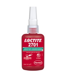 Loctite 2701 Резьбовой фиксатор высокой прочности для неактивных металлов